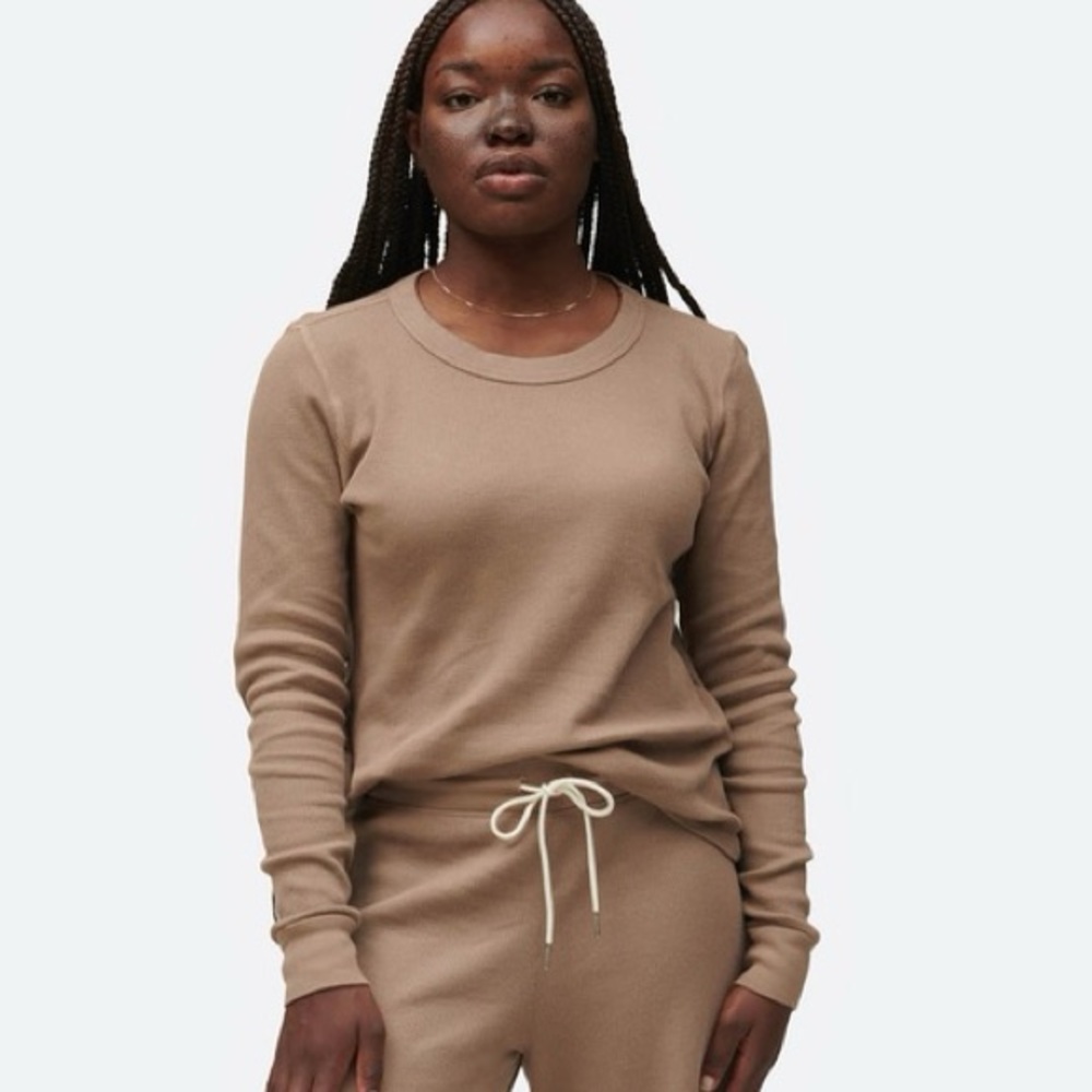 Mate The Label Organic Thermal Crew Neck